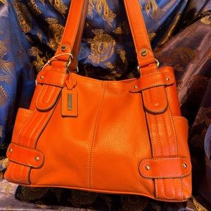 Orange Tignanello Bag